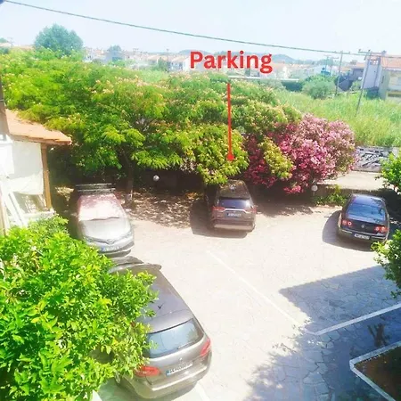 Appartement Sea Lavie -180m - Starlink Wifi - Balcony - 2 Bedrooms Skála Foúrkas